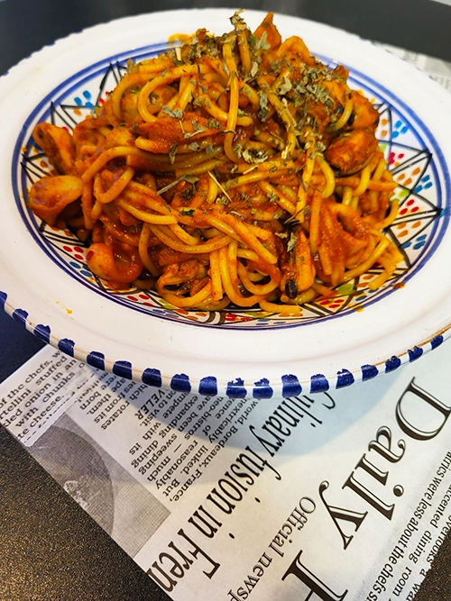 Pâtes aux fruits de mer