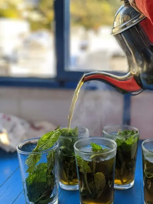 Thé à la menthe de Tunisie
